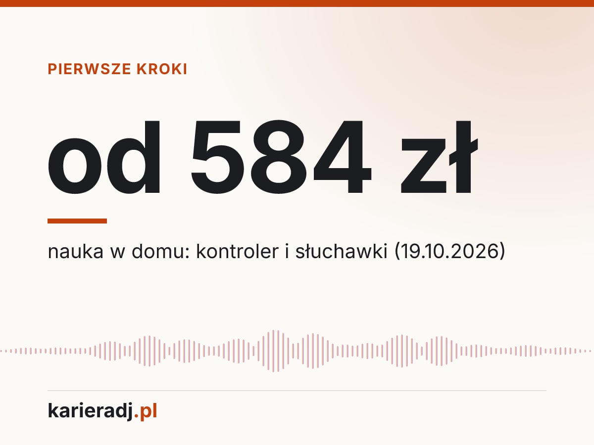 od 584 zł: nauka w domu: kontroler i słuchawki (19.10.2026)