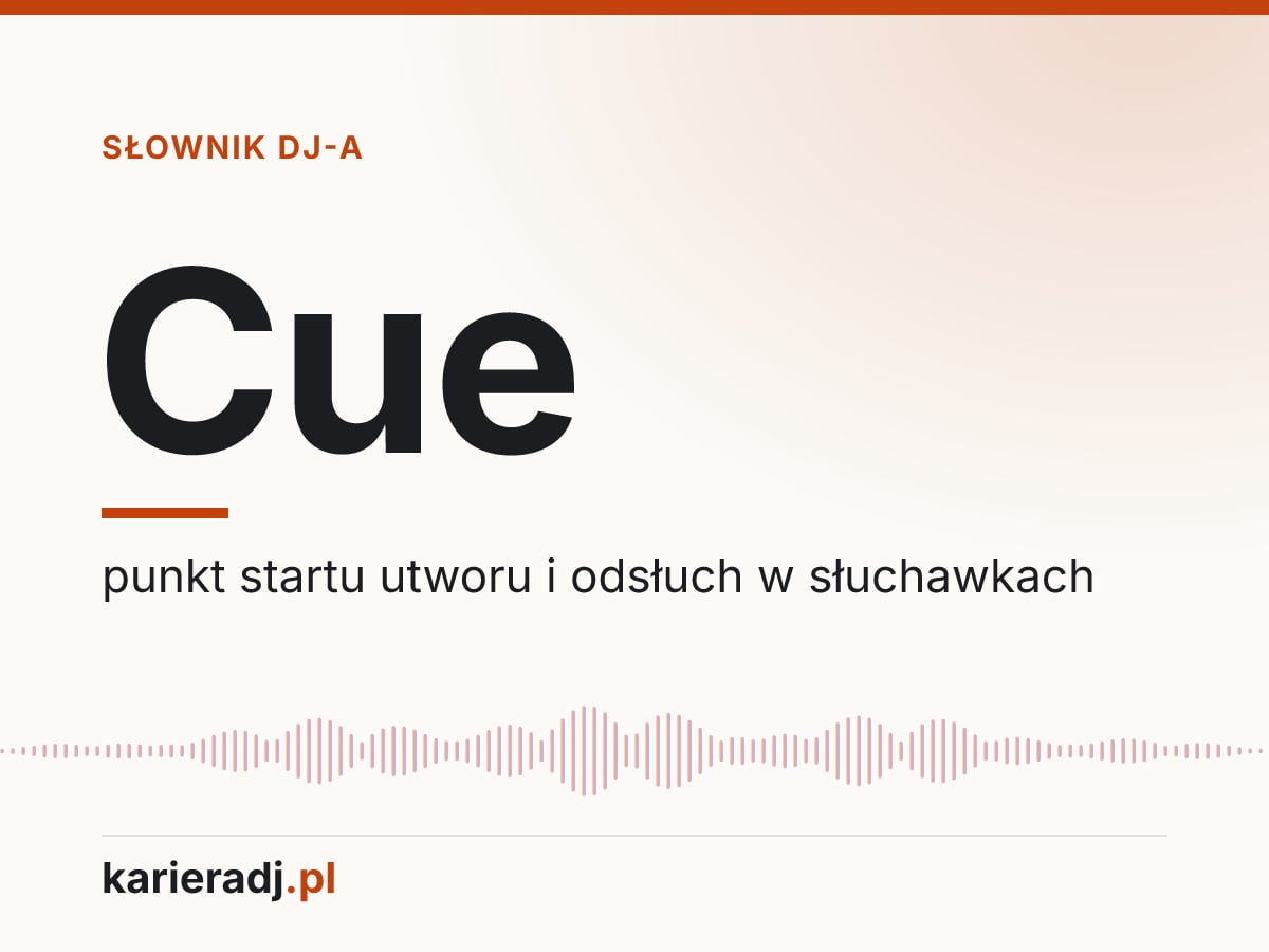 Cue: punkt startu utworu i odsłuch w słuchawkach