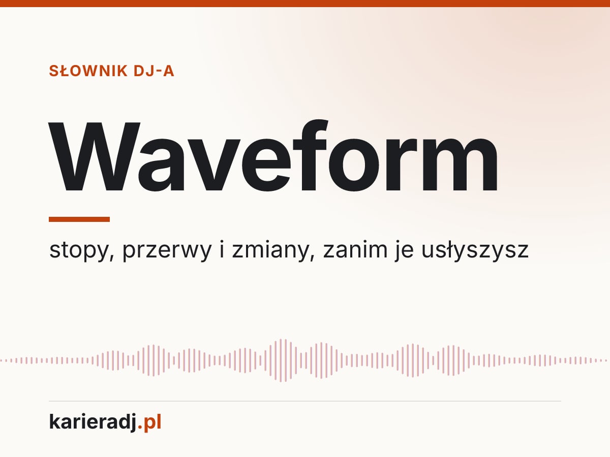 Waveform: stopy, przerwy i zmiany, zanim je usłyszysz